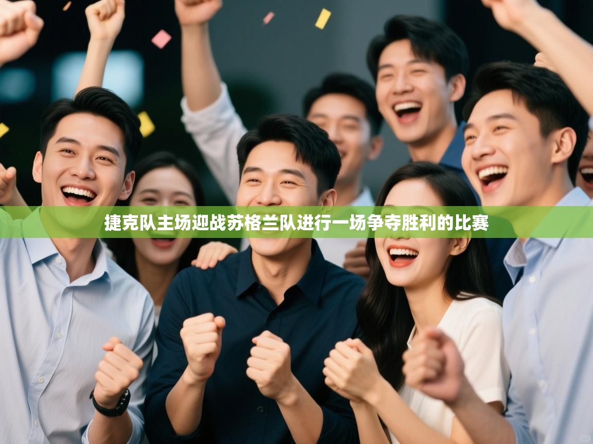 捷克队主场迎战苏格兰队进行一场争夺胜利的比赛